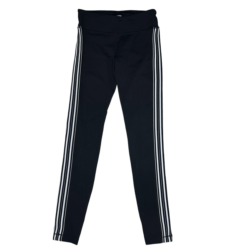 Athleta Girl Black Earn Your Stripes Leggings